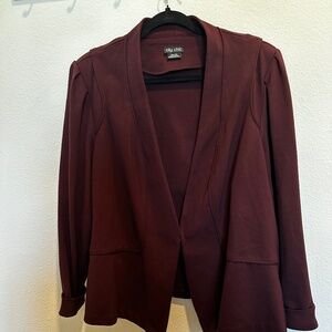 Burgundy Jacket